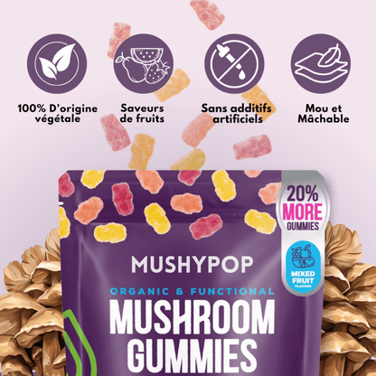 MushyPop™ - Gummies aux champignons