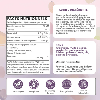 MushyPop™ - Gummies aux champignons